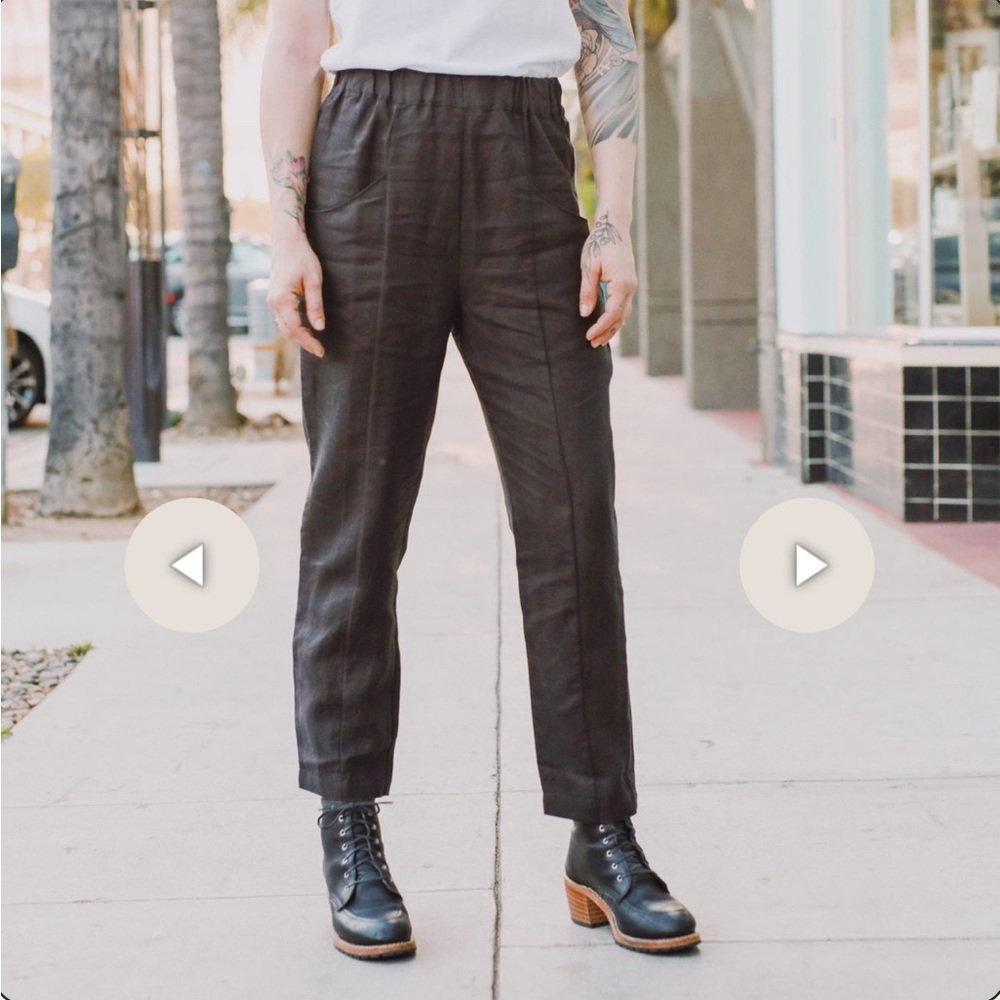 MATE THE LABEL | Willow Linen Pants (size Small) - Picture 4 of 11